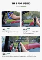Anubhav Janni Glass Fog Spray Anti Spray All Purpose Defogger Windshields Mirrors Car Cleaner Rainproof Stain Remover Anti Mist Hard Water Spot Oil Windows Mirrors Home Bathroom (Pack Of 1 Pcs) - Image 8