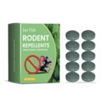 Anubhav Janni Mouse Repellent Rodent Repellents  Peppermint Oil Indoor Outdoor Garage Rat Poisoning Inside Home Car Controller Pills Outdoor Pill Car Home Protect Wires  Garden Patio (Set Of 10)