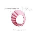 Anubhav Janni Baby Shower Cap for Kids shower cap baby Hair Washing Shield Toddler Bath Hat Shampoo Visor Head Protector Cute Dinosaur Shape Makes More Fun Adjustable New  (pack of 1) - Image 5