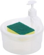 Anubhav Janni Soap Dispenser for Dishwasher Liquid Holder Sponge Bathroom Through Pump Double Layer Accessories with Kitchen Sink Items soap dish wash (pack of 1)