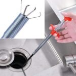 Anubhav Janni 160 cm Sink Cleaning Pipe Drain Cleaner Hair Catcher Wire for Kitchen Drainer Spring Stick Strainer Tool Stainless Steel - Tools Heavy Duty Drainage Flexible Wires (pack of 1) - Image 6