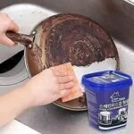Anubhav Janni Boom Wash Stainless Steel Over Cookware Cleaning Paste Powerful Universal Cream for Kitchen Removes Burnt Stains Grease Rust Multi-Surface Household Cleaner Pots Pans (pack of 1) - Image 3