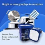 Anubhav Janni Boom Wash Stainless Steel Over Cookware Cleaning Paste Powerful Universal Cream for Kitchen Removes Burnt Stains Grease Rust Multi-Surface Household Cleaner Pots Pans (pack of 1) - Image 4