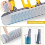 Anubhav Janni Squeeze Sponge Mop Adjustable Floor Mops with Long Stainless Steel Handle for Cleaning Floors Includes Wet Dry Pad Sponge Telescopic Pole Extendable Mop stick Tile Wood (pack of 1) - Image 8