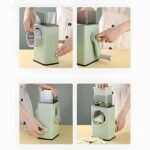 Anubhav Janni 4 in 1 Mandoline Slicer Vegetable Slicer Round Slicer Grater Shredder Salad Maker Large Feed Port Suction Base Cutter for Vegetable Fruit Cookie Oreo Nuts and Cheese Drum (pack of 1) - Image 5