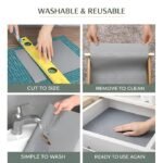 Anubhav Janni Eva Mat Anti Slip Fridge Shelf Liner Roll EVA Food Grade Washable Refrigerator for Kitchen Drawer Cupboard Wardrobe Protection Non-Slip Waterproof (pack of 1) - Image 6
