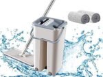 Anubhav Janni Bucket Mop Heavy Quality Floor with Flexible Kitchen tap Flat Squeeze Cleaning Supplies 360 Head Reusable Pads Clean Home Cleaners Cleaner (pack of 1) - Image 2