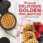 Anubhav Janni Mini Waffle Maker Machine Iron Home Appliances Kitchen Easy to Clean Perfect for Breakfast Dessert Sandwich Pan Cakes Other Snacks Assorted Electric Non-Stick (pack of 1) - Image 7