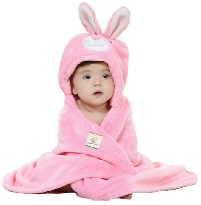Anubhav Janni Kids Towel Home Towel for Kids with Hood Quick Dry Soft Lightweight Baby Wrap Beach Pool Boys Girls Kids Microfiber Towels Bath Ultra-Soft Hooded Your Little (pack of 1) Anubhav Janni Kids Towel Home Towel for Kids with Hood Quick Dry Soft Lightweight Baby Wrap Beach Pool Boys Girls Kids Microfiber Towels Bath Ultra-Soft Hooded Your Little (pack of 1) - Image 1