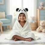 Anubhav Janni Kids Towel Home Towel for Kids with Hood Quick Dry Soft Lightweight Baby Wrap Beach Pool Boys Girls Kids Microfiber Towels Bath Ultra-Soft Hooded  Your Little (pack of 1) - Image 5