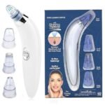 Anubhav Janni Derma Suction 4-in-1 Electric Blackhead Remover Vacuum Pore Cleaner Tool for Men Women Acne Pimple Whitehead Extractor Facial Skin Care Device Nose Face with Adjustable (pack of 1)