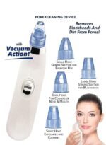 Anubhav Janni Derma Suction 4-in-1 Electric Blackhead Remover Vacuum Pore Cleaner Tool for Men Women Acne Pimple Whitehead Extractor Facial Skin Care Device Nose Face with Adjustable (pack of 1) - Image 2