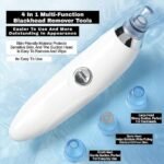 Anubhav Janni Derma Suction 4-in-1 Electric Blackhead Remover Vacuum Pore Cleaner Tool for Men Women Acne Pimple Whitehead Extractor Facial Skin Care Device Nose Face with Adjustable (pack of 1) - Image 3