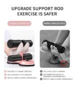 Anubhav Janni Double Sit-Up Bar Exercise Stand with Leg Support Adjustable Height Core Workout Tool for Home Gym Fitness Lightweight Portable, and Versatile Strength Training (pack of 1) - Image 9