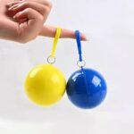 Anubhav Janni Ball Rain Card Universal Disposable Raincoats for Men Women Boys Girls Waterproof Emergency Ponchos Travel Camping Hiking Cycling Festivals Lightweight Compact  (pack of 2) - Image 3