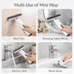Anubhav Janni Mini Mop Kitchen Cleaning Tools Car Desk Office Squeeze Short Hand Free Absorbent with Cotton Head Sponge for Bathroom Table Platform Self Strong Magic Wiper (pack of 1) - Image 3