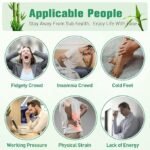 Anubhav Janni Kinoki Detox Foot Pads Natural Cleansing Patches for Stress Relief Better Sleep Herbal Body Detoxification Feet Easy-to-Use Overnight Patch Adhesive and to Organic (pack of 1) - Image 2