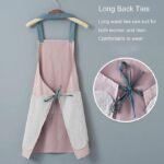 Anubhav Janni Apron for Women Men Adjustable Cooking with Large Pockets Oil Proof Milk Juice Coffee Resistant Cute Bunny Spring Floral Design Professional Waterproof Kitchen (pack of 1) - Image 3