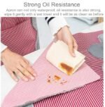 Anubhav Janni Apron with Inner Lining – Oil Water Resistant Protective for Cooking Dishwashing Cleaning Restaurant Home Use Waterproof Men Women Adjustable Front Pocket Durable (pack of 1) - Image 4