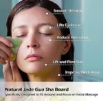 Anubhav Janni Green Stone Roller Facial Massager Jade Tool Natural Himalayan for Face Neck Healing Skin Wrinkles Serum Application For and Body Natural Skin (pack of 1) - Image 8