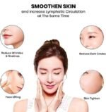 Anubhav Janni Green Stone Roller Facial Massager Jade Tool Natural Himalayan for Face Neck Healing Skin Wrinkles Serum Application For and Body Natural Skin (pack of 1) - Image 9