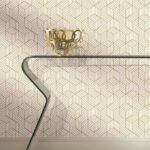 Anubhav Janni White and Gold Geometric Lines Design Self-Adhesive PVC Wallpaper for Walls Sticker Peel Stick Removable Self Adhesive Waterproof Elegant Wall Decor Home Offices (pack of 1) - Image 9