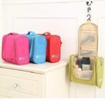 Anubhav Janni Hanging Toiletry Bag Multifunctional Extra Large Cosmetic For Women Durable Bags with Hook Makeup brushes Pouches Travel Waterproof Grooming Kit Storage (Pack Of 1 Pcs) - Image 7