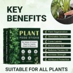 Anubhav Janni Plant Food Sticks for Indoor Outdoor Plants – Organic Fertilizer Stronger Roots Plant Slow Release Healthy Growth Flowers Fruits Growth Booster Home (pack of 1) - Image 3