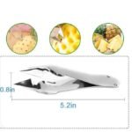Anubhav Janni Steel Pineapple Corer Eye Remover Peeler Cutter Tool Portable Fruit Slicer Seed Clip Scraper Kitchen Easy Peeling Coring Slicing Accessories Stainless Practical Corers (pack of 1) - Image 2
