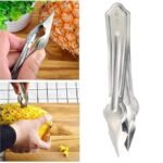Anubhav Janni Steel Pineapple Corer Eye Remover Peeler Cutter Tool Portable Fruit Slicer Seed Clip Scraper Kitchen Easy Peeling Coring Slicing Accessories Stainless Practical Corers (pack of 1) - Image 4
