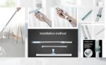 Anubhav Janni Blue Slim Floor Wiper 180° Rotating Squeegee with Adjustable Long Handle for Bathroom Glass Tile Marble Window Cleaning Durable Soft Blade Home Use Magic Kitchen (pack of 1) - Image 5