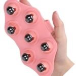 Anubhav Janni 7 Ball Magnetic Massager Roller Manual Hand Glove with Bead Balls 360 Rotation Body Palm Shaped Massage a portable manual massager magnetic roller balls (pack of 1)