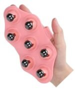 Anubhav Janni 7 Ball Magnetic Massager Roller Manual Hand Glove with Bead Balls 360 Rotation Body Palm Shaped Massage a portable manual massager magnetic roller balls (pack of 1)