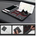 Anubhav Janni Car Dashboard Mobile Holder Anti-Slip Mat with Phone Stand Number Plate – Non-Slip Silicone Organizer for Interior Multipurpose and Mount Accessories Multifunctional (pack of 1) - Image 4