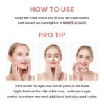 Anubhav Janni Bio Collagen Face Mask for Girls and Women Korean Overnight Face Glowing Skin Hydrating Sheet Mask Firming Pore Care Korean Peel Bio Collagen with Hyaluronic Acid (Pack of 1) - Image 7