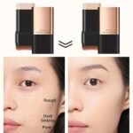 Anubhav Janni 2 in 1 Makeup Foundation Stick Flawless Eraser stick with Brush Double Head Face Make Up Multi-Use Waterproof Traceless Long-Lasting Repair Luxury Anti-Wrinkle (pack of 1) - Image 7
