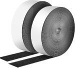 Anubhav Janni Velcro Sticker Roll Self Stick Hook Loop Tape 5 Meter Length 50mm Width Strong Adhesive Fastener Strip for Organizing Fixing Projects Stationary Pictures Tools Household (pack of 1)