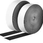 Anubhav Janni Velcro Sticker Roll Self Stick Hook Loop Tape 5 Meter Length 50mm Width Strong Adhesive Fastener Strip for Organizing Fixing Projects Stationary Pictures Tools Household (pack of 1)
