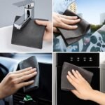 Anubhav Janni Magic Cleaning Cloth Reusable Microfiber Cloths Lint-Free Cloth Streak-Free for Tea Towels Dust Cloths Home Kitchen Cars Windows Thickened Window Miracle Glass Bathroom(pack of 1) - Image 6