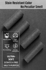Anubhav Janni Magic Cleaning Cloth Reusable Microfiber Cloths Lint-Free Cloth Streak-Free for Tea Towels Dust Cloths Home Kitchen Cars Windows Thickened Window Miracle Glass Bathroom(pack of 1) - Image 8
