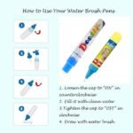 Anubhav Janni Magic Water Drawing Mat for Kids Reusable Doodle Mess Free Toddlers Toys Coloring Aqua Scribble Baby Girl Birthday Gift Combo of Toddlers Kids Writing Board Educational (pack of 1) - Image 3