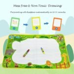 Anubhav Janni Magic Water Drawing Mat for Kids Reusable Doodle Mess Free Toddlers Toys Coloring Aqua Scribble Baby Girl Birthday Gift Combo of Toddlers Kids Writing Board Educational (pack of 1) - Image 4
