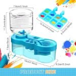 Anubhav Janni 3 in 1 Paint Brush Rinser Blue Cleaner with Tray  Water Circulation Paintbrush Drain Holder Watercolor Dispenser Palette Washer Tool Palette Holder (pack of 1) - Image 3