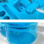 Anubhav Janni 3 in 1 Paint Brush Rinser Blue Cleaner with Tray  Water Circulation Paintbrush Drain Holder Watercolor Dispenser Palette Washer Tool Palette Holder (pack of 1) - Image 9