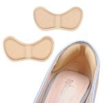 Anubhav Janni Shoes Heel Liner-Cream Extra Soft Pads Grips Liner Cushions Inserts for Loose Self-Adhesive Cushion Women and Men Prevent Blisters Cuts Slipping Pain Heels Liners (pack of 1)