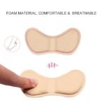 Anubhav Janni Shoes Heel Liner-Cream Extra Soft Pads Grips Liner Cushions Inserts for Loose Self-Adhesive Cushion Women and Men Prevent Blisters Cuts Slipping Pain Heels Liners (pack of 1) - Image 2