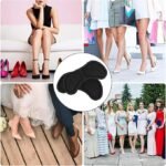 Anubhav Janni Shoes Heel Liner-Black Extra Soft Pads Grips Liner Cushions Inserts for Loose Self-Adhesive Cushion Women and Men Prevent Blisters Cuts Slipping Pain Heels Liners (pack of 1) - Image 2