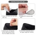 Anubhav Janni Shoes Heel Liner-Black Extra Soft Pads Grips Liner Cushions Inserts for Loose Self-Adhesive Cushion Women and Men Prevent Blisters Cuts Slipping Pain Heels Liners (pack of 1) - Image 3