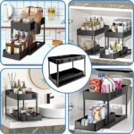 Anubhav Janni Uso Storage Rack Sliding Drawer Shelf – Multipurpose Storage Rack for Kitchen Bathroom Cabinet Space-Saving Organizer Clutter-Free Living Under with Drawers Hooks (pack of 1) - Image 7