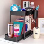Anubhav Janni Uso Storage Rack Sliding Drawer Shelf – Multipurpose Storage Rack for Kitchen Bathroom Cabinet Space-Saving Organizer Clutter-Free Living Under with Drawers Hooks (pack of 1) - Image 9